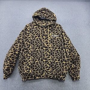 HUNDREDS Leopard BEA$T HOODIE Pullover  Coat SIZE Medium Streetwear